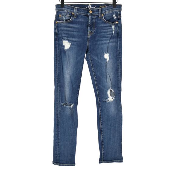 7 For All Mankind Denim - 7 For all Mankind Josefina Skinny Boyfriend, size 24